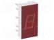 Display  LED  7-segment  7.62mm  red  0.8-2mcd  cathode  No.char 1