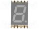 Display  LED  SMD  7-segment  10mm  red  20.8mcd  anode  No.char 1