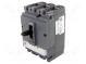Power breaker  Poles  3  screw type  Inom  250A  IP40  -25÷70°C