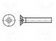 Screw  M2,5x12  DIN  965  Head  countersunk  Phillips  steel  PH1