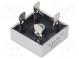 Single-phase bridge rectifier  Urmax 100V  If 25A  Ifsm 400A