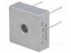 Single-phase bridge rectifier  Urmax 100V  If 25A  Ifsm 400A