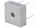 Single-phase bridge rectifier  Urmax 1000V  If 35A  Ifsm 400A