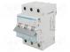 Circuit breaker  230/400VAC  Inom  10A  Poles  3  DIN  Charact  B