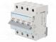 Circuit breaker  230/400VAC  Inom  16A  Poles  4  DIN  Charact  B