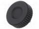 Knob  Ø  39.5mm  Ext.thread  M6  10mm  H  26.5mm  technopolymer PP