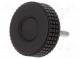 Knob  Ø  39.5mm  Ext.thread  M6  30mm  H  26.5mm  technopolymer PP