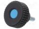 Knob  Ø  61mm  Ext.thread  M10  20mm  H  39mm  technopolymer PP