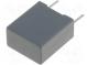 Capacitor  polyester  100nF  200VAC  400VDC  Pitch  7.5mm  ±10%