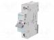 Circuit breaker  230/400VAC  Inom  10A  Poles  1  DIN  Charact  C