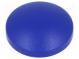 Button  round  blue  Mat  plastic