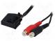Aux adapter  RCA  Seat,VW,Škoda  Navigation  MFD2,RNS,RNS2  0.8m