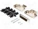 D-Sub  PIN  25  plug  male  stamped and formed contacts  soldering