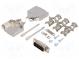 D-Sub  PIN  15  plug  male  stamped and formed contacts  straight