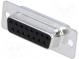 D-Sub  PIN  15  plug  female  turned contacts  soldering  for cable