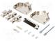 D-Sub  PIN  25  plug  male  stamped and formed contacts  straight