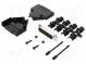 D-Sub  PIN  25  plug  male  stamped and formed contacts  straight