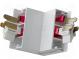 Angle external connector  Colour  white