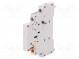 Auxiliary contacts  NO + NC  side  Leads  screw terminals