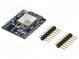 WiFi module  pin strips  In the set  prototype board  26x32mm