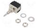 Switch  push-button  Pos  2  3PDT  6A/125VAC  6A/6VDC  ON-ON  screw