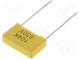 Capacitor  polyester  100nF  630VDC  Pitch  15mm  ±10%  18x5x11mm