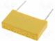 Capacitor  polyester  100nF  630VDC  Pitch  10mm  ±10%  13x8x16mm