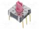 Encoding switch  DEC/BCD  Pos  10  THT  Rcont max  80mΩ  M
