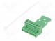 Pluggable terminal block  5.08mm  ways  6  straight  plug  female