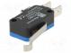 Microswitch SNAP ACTION  with lever with roller simulation