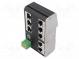 Switch Ethernet  unmanaged  Number of ports  8  9÷36VDC  DIN  RJ45