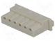 Wire-board  plug  female  SPOX  2.5mm  PIN  6  w/o contacts  250V