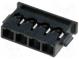 Plug  wire-board  female  1.2mm  PIN  4  for cable  -25÷85°C  1.5A