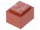 Transformer  encapsulated  1.5VA  230VAC  9V  9V  83mA  83mA  PCB