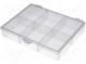 Container  collective  with partitions  polypropylene