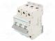 Circuit breaker  230/400VAC  Inom  10A  Poles  3  DIN  Charact  B