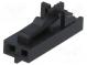 Plug  wire-board  female  2.54mm  PIN  2  w/o contacts  for cable