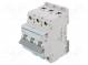 Circuit breaker  230/400VAC  Inom  10A  Poles  3  DIN  Charact  C