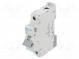 Circuit breaker  230/400VAC  Inom  16A  Poles  1  DIN  Charact  D