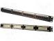 Patch panel  black  RJ45  Number of ports  24  Cat  5e