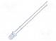 LED  3mm  amber  2500mcd  10°  Front  convex  Pitch  2.54mm