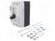 Power breaker  Poles  3  screw type  Inom  200A  IP20  -25÷70°C