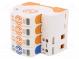 Surge arrestor  Type 1+2  Poles  3+NPE  30kA  150VAC  DIN  -40÷80°C