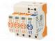 Surge arrestor  Type 1+2  Poles  3+NPE  30kA  280VAC  DIN  -40÷80°C