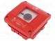 Safety switch  fire warning hand switch  OP1  NC + NO  IP65  ABS