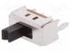 Switch  slide  Pos  2  SPDT  0.1A/12VDC  ON-ON  Mounting  THT