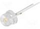 LED  8mm  orange  140°  Front  convex  Pitch  5.16mm  28÷35lm
