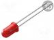LED  5mm  red  14400÷18000mcd  30°  20mA  1.8÷2.6V  Front  convex