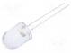 LED  5mm  red  15000÷20000mcd  30°  20mA  2.1÷2.6V  Front  convex