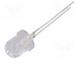 LED  8mm  red  35000÷40000mcd  30°  Front  convex  Pitch  2.54mm